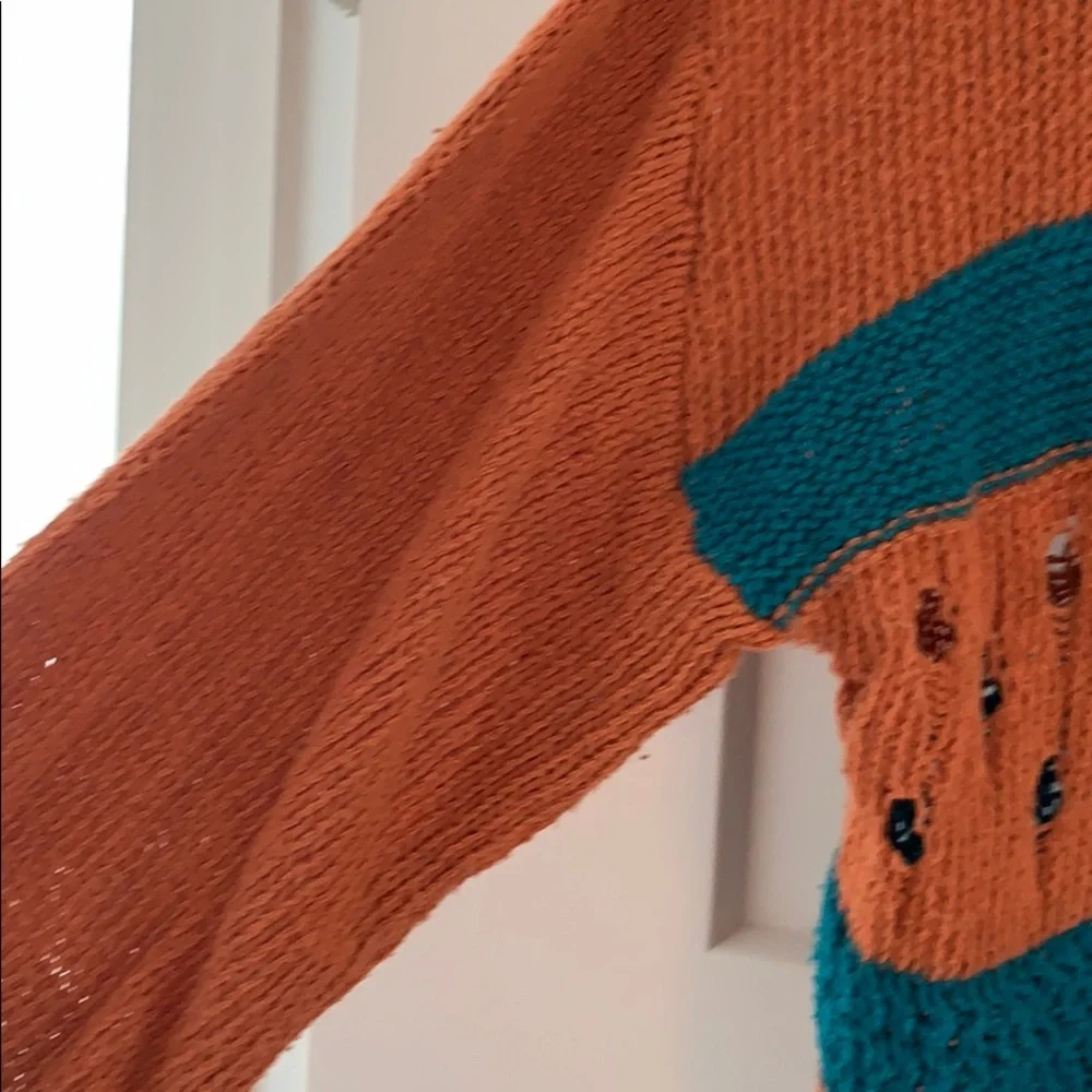 Mine distressed grandpa style cardigan